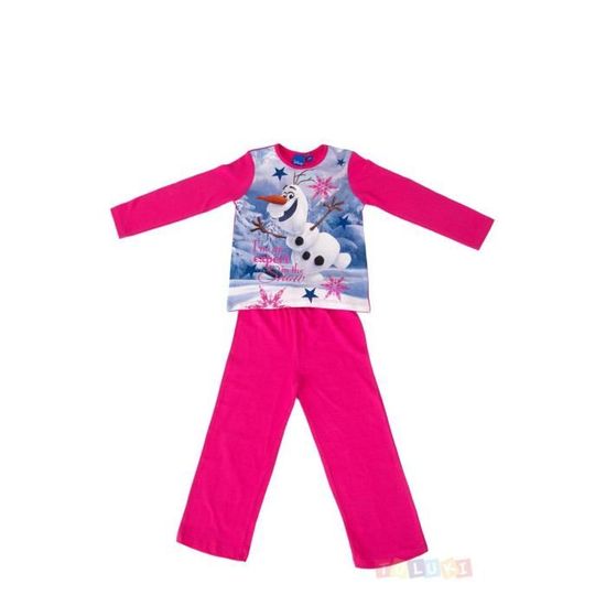 Ensemble Pyjama Fille La Reine Des Neiges - Du 3 Au 8 Ans - 2 Coloris