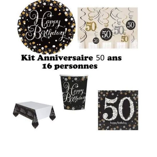 Deco Table Anniversaire 50 Ans