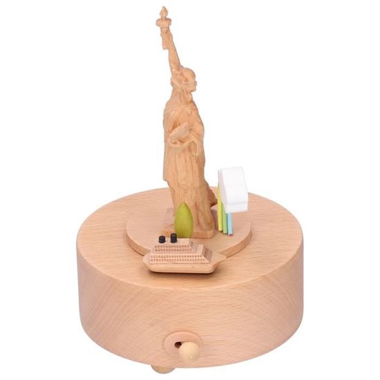 Boîte À Musique En Bois Joyeux Anniversaire - Blanc - Vvikizy