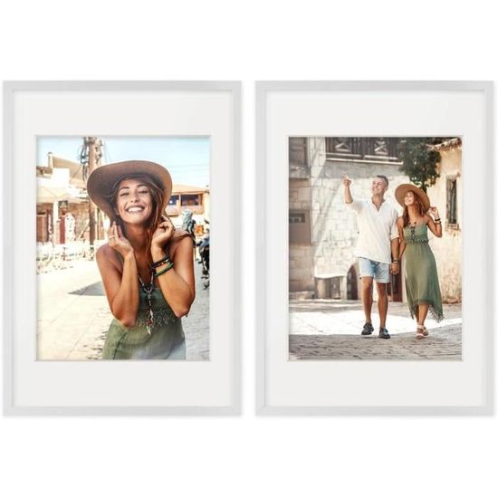 Cadre Photo 3D - PHOTOLINI - Noir - Pour Objets Jusqu'À 1,5 Cm - 30x30