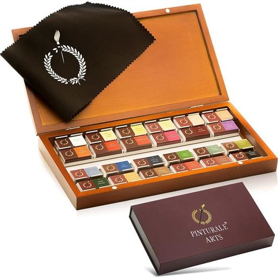 Ensemble De Peinture Aquarelle Pliante Solide 18/24/36/42 Couleurs, Ensemble De Pigments De Peinture Avec Stylo Pinceau à Eau, Pigment D'aquarelle Pour étudiants