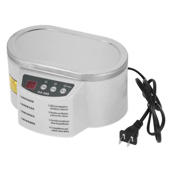 Nettoyeur à ultrasons Modito - 600 ml - Appareil de nettoyage pour Bijoux -  40 000 Hz