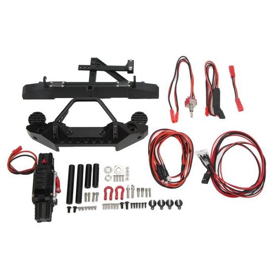 Treuil Télécommande Voiture RC Treuil Avant Aluminium Pour Traxxas