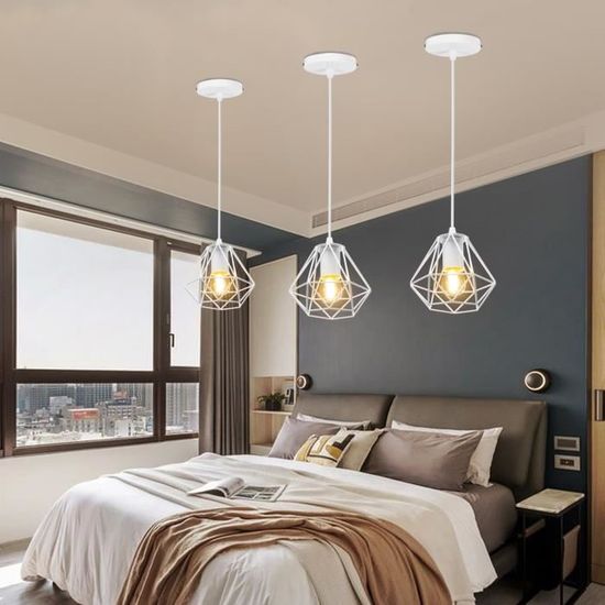 Kit Plafonnier Fer Vintage Pour Lustre Suspendu - Chaîne Décoration Luminaire Robustes