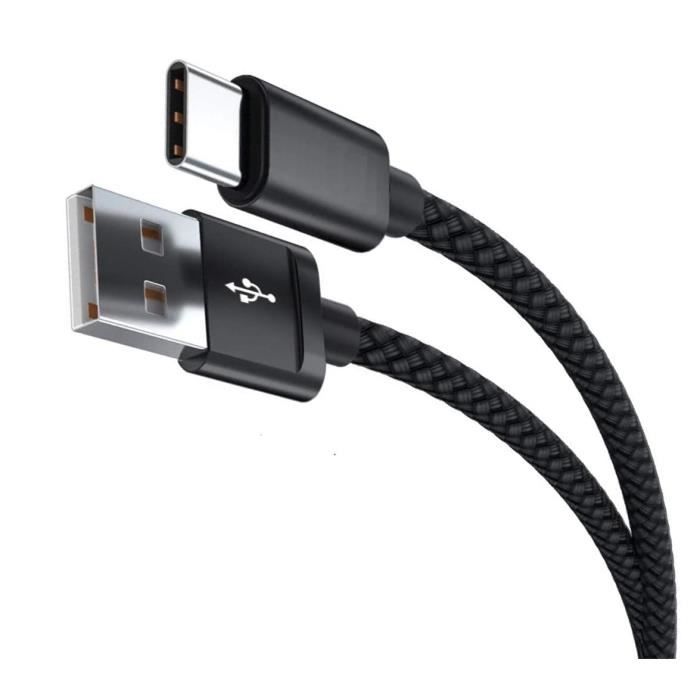 Câble USB Type-C Vers Mini USB Et Micro USB (OTG) - Tressé, Charge Rapide Et Synchronisation Des Données