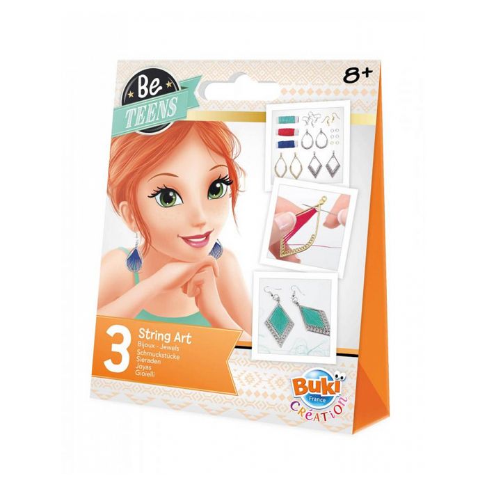 BUKI Boucles d'oreilles string art