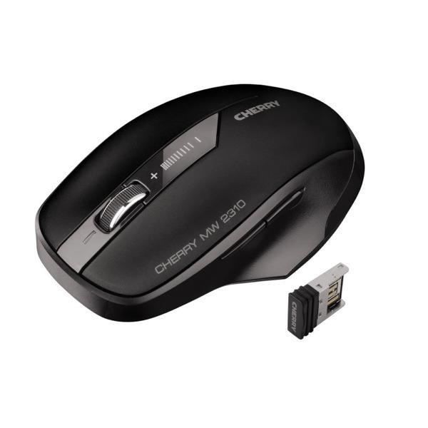 CHERRY Souris MW 2310 - Sans fil - Optique - USB - PC & Mac - 5 boutons - 2000 dpi