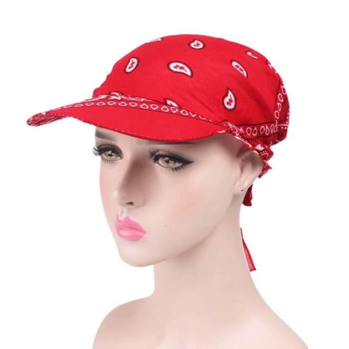 E1909 Femmes hommes doux foulard casquette de Baseball unisexe carré écharpe casquette mode coton Amoeba chapeau extérieur bord pa