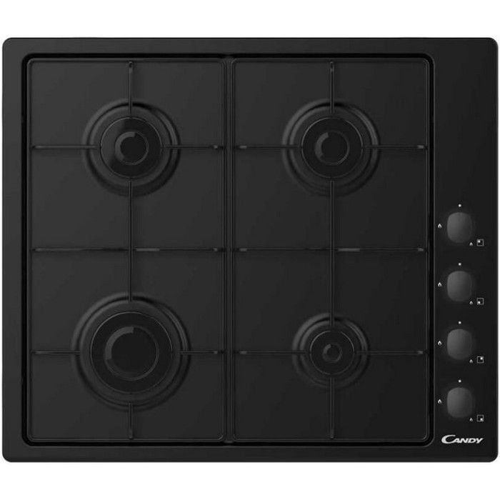 CANDY CHW6LBX Table de cuisson gaz Noir