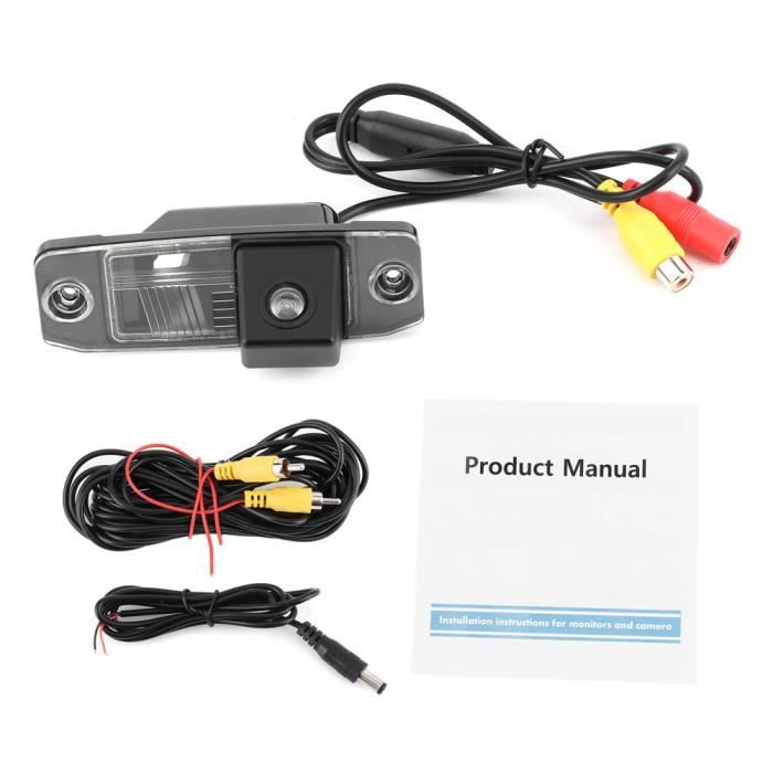 Fdit Moniteur de caméra de recul Caméra de Vue Arrière IP67 Étanche pour Hyundai Elantra Sonata Accent Tucson Kia Sorento
