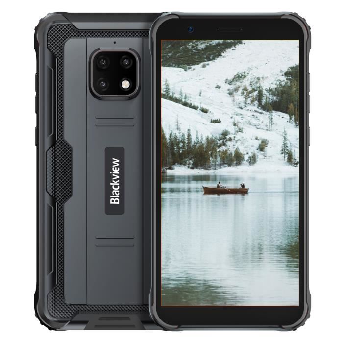 Blackview Smartphone BV4900 Pro Android 10.0 Écran 5,7 pouces 4Go + 64Go Téléphone Portable IP68 5580mAh - Noir