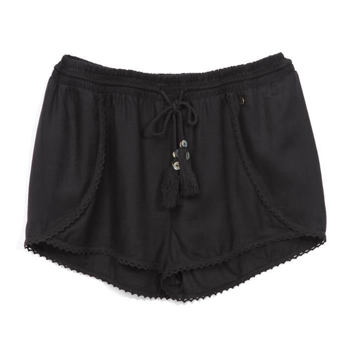 DEELUXE - Short Fluide Noir - Enfant Fille