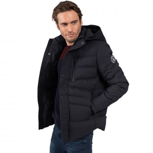 Manteau homme deeluxe chiro bleu marine