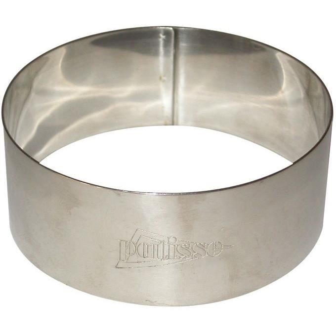 PATISSE Cercle à gâteaux en inox - Ø9 cm - H 3,5 cm