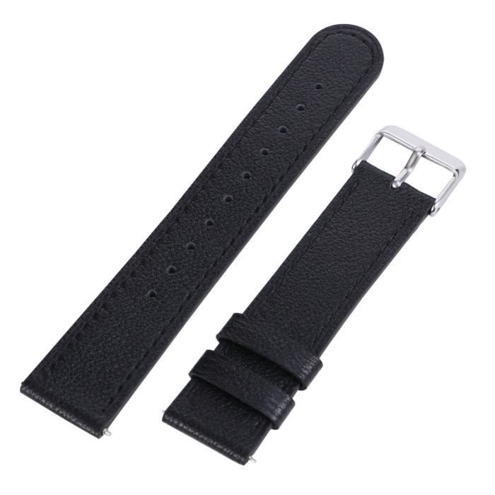Remplacement de bracelet de montre en cuir de mode de 20 mm Compatible pour Huami Amazfit bip GTS