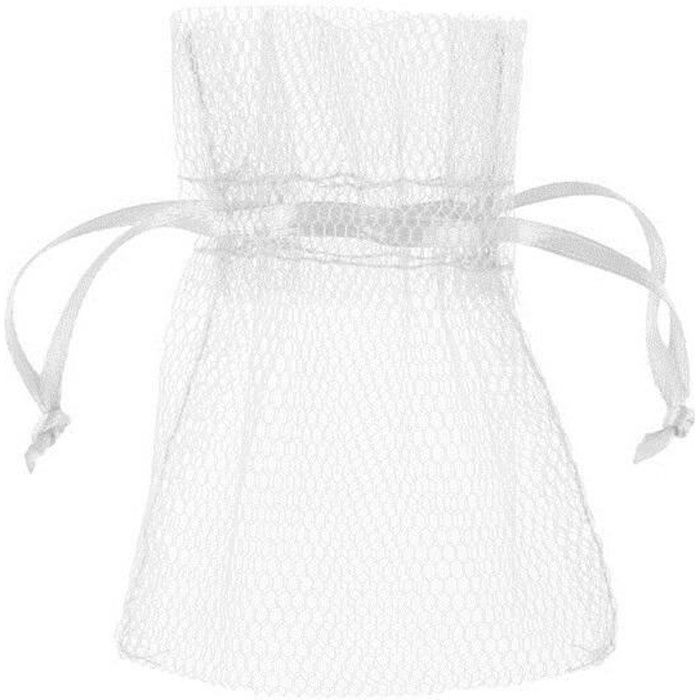 Contenant sachet tulle blanc (x10) REF/5095