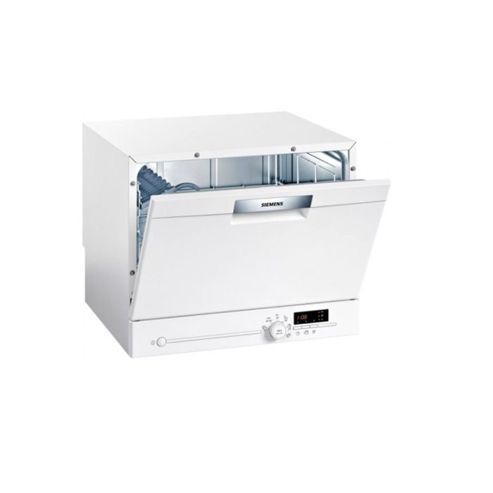 siemens - lave-vaisselle compact 6 couverts pose-libre blanc - sk26e222eu
