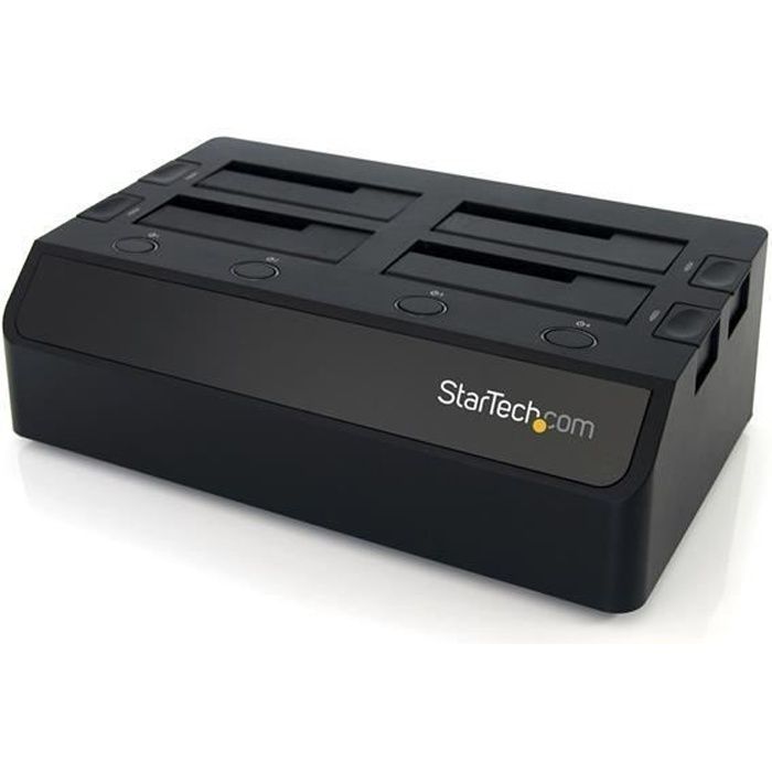 STARTECH Station d'accueil USB 3.0 pour 4 disques durs SATA III 2,5-/3,5- 6Gb/s - Dock HDD / SSD