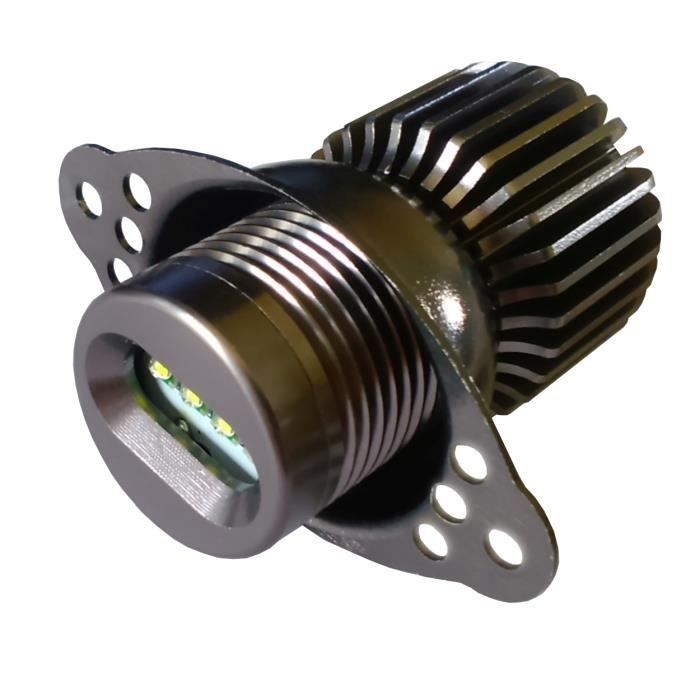 2 angel eyes 2*20W 4 leds CREE XTE BMW E90 LCI sans xénon Vega® blanc xénon