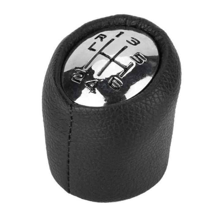 QN08556-VINGVO Boule de poignée de vitesse Tête de pommeau de levier de vitesse de voiture à 6 vitesses pour Renault Laguna II MK2