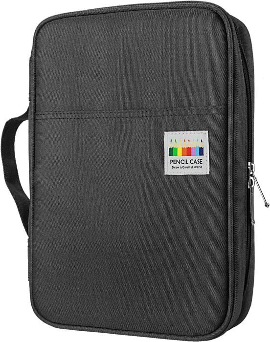 Trousse à Crayons 200 Emplacements - Organisation Pour Crayons De Couleur, Stylos & Matériel D'Artiste, Portable - 3