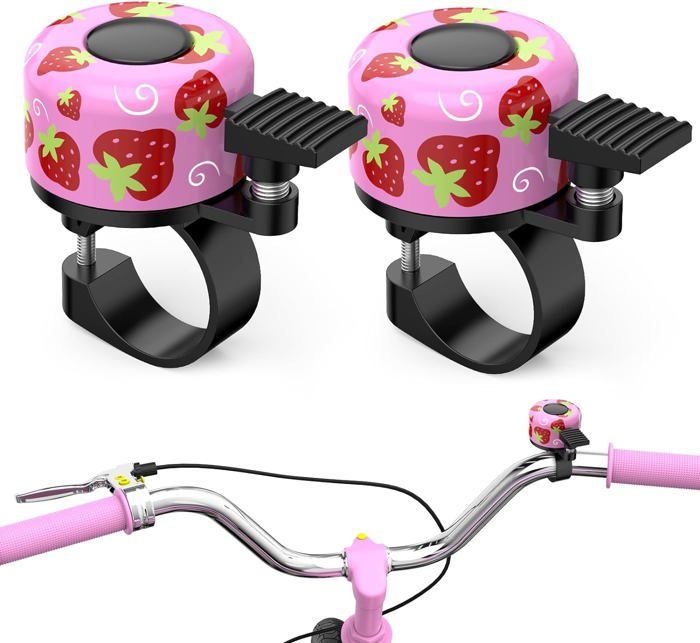 Sonnette De Vélo - Klaxon - Noir - Pour Enfants - Facile à Installer