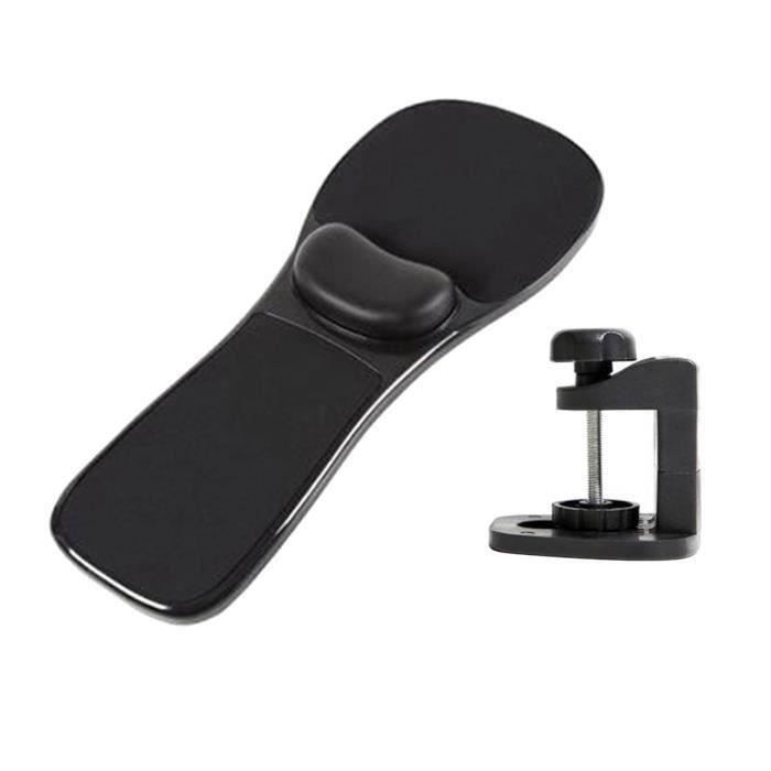 YYV Tapis de Souris Universel pour Repose-bras Rglable Pince avec Plateau de Plate-forme de Coussin de Poignet Se Fixe Au Bu