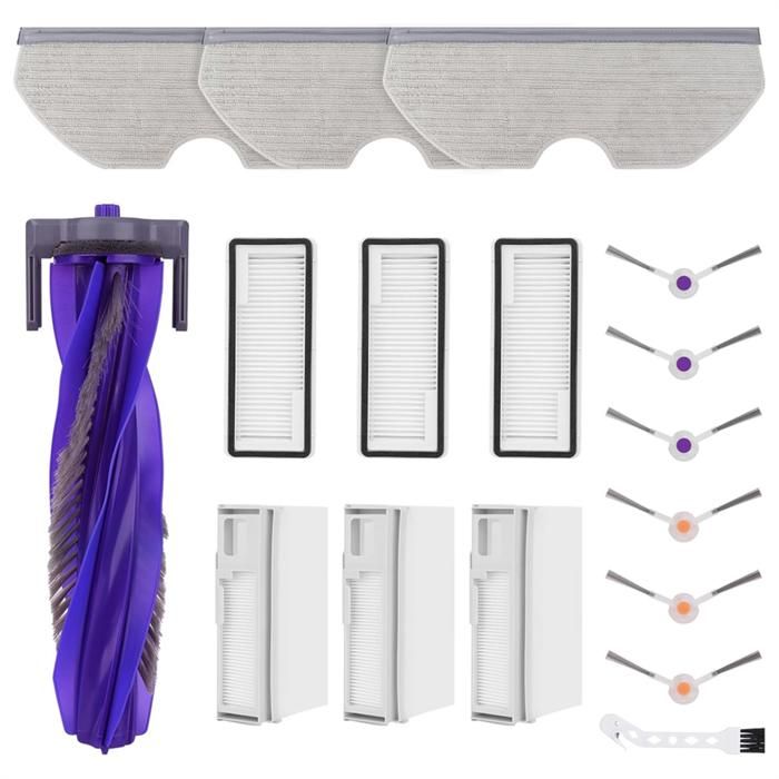 Pour Narwal Freo X plus Robot Aspirateur Rouleau Brosse Latérale Filtre