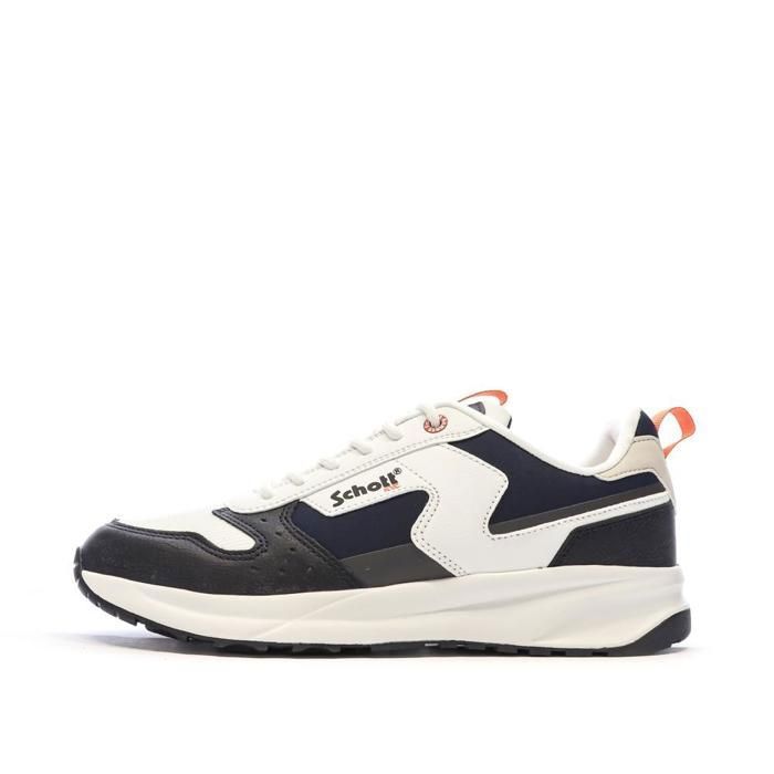 Baskets Blanches/Noires Homme Schott Maki Baskets Blanches/Noires Homme Schott Maki