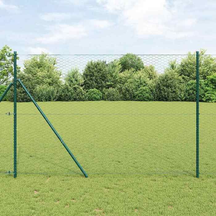 vidaXL Clôture Hexagonale 1.5x50 Acier 42005436