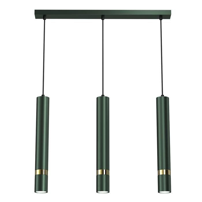 Lampe suspendue JOKER VERT/OR 3xGU10