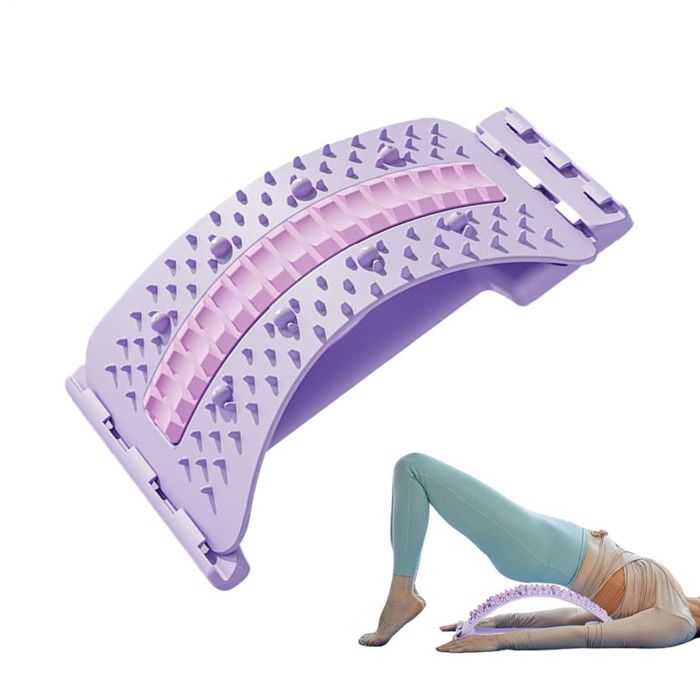 Lumbar Support Board 3 Levels Adjustment, Lumbar Stretching Device Back ...