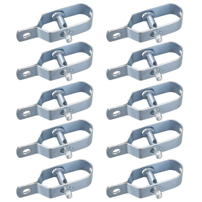 10 Pièces Tendeur Grillage Tendeur de Clôture Tendeurs à Fil Barbelé Kit de Connecteurs Tendeur de Corde pour Fil de Tension