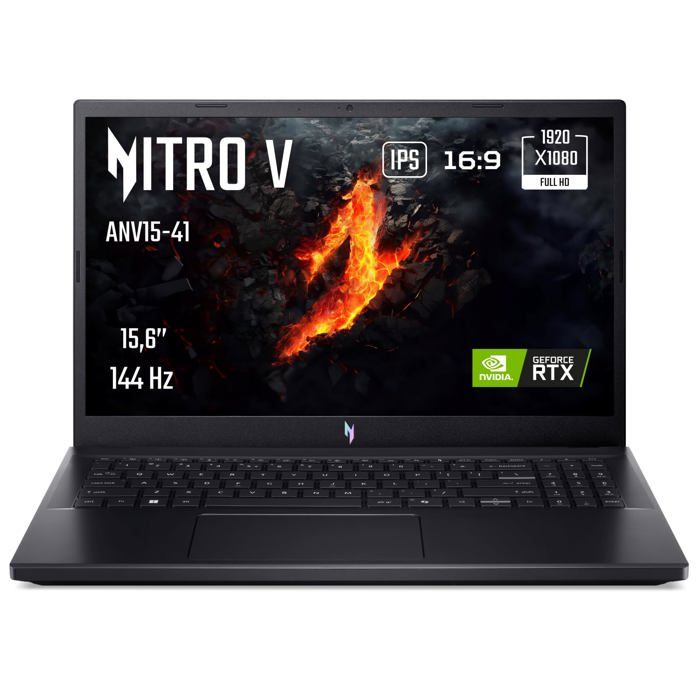 PC Portable Gaming Acer Nitro V 15 ANV15 41 R4FG 15 6 Full HD 144 Hz AMD Ryzen™ 7 RAM SSD Nvidia GeForce RTX 4050