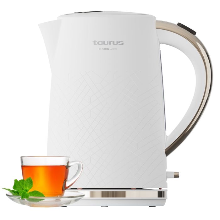 Bouilloire électrique - TAURUS - Fusion Wave - 2200 W - 17 L - Base pivotante 360°