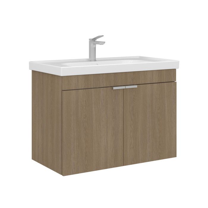 Meuble Vasque Desna 80 - 80 x 45 x 58 cm - Sonomo Oak
