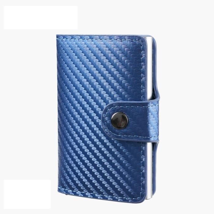 Portefeuille Femme Cuir Vegan - Grande Capacité 24 Cartes - Protection RFID - Bracelet Poignet Amovible