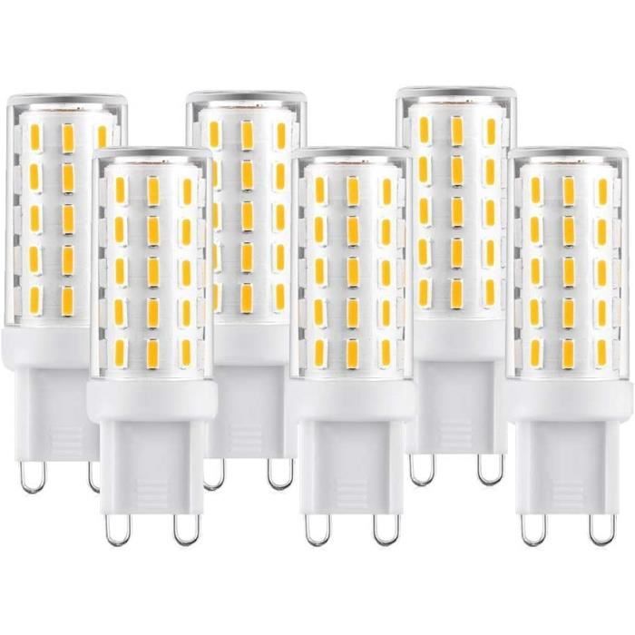 Ampoule LED G9 3W, Ampoule G9 LED Blanc Chaud 4014 SMD 54LEDs AC 100