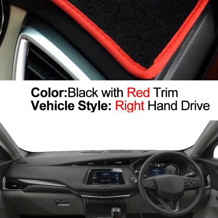 Conduite à droite rouge - Housse de protection pour tableau de bord de  voiture, Tapis de protection pour Cadi - Cdiscount Auto