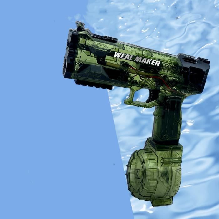 1 pièce Pistolet à eau électrique M416 version lumineuse avec magasin à