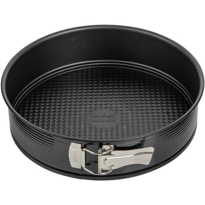 Guardini Gardenia Moule Carré Ouvert En Acier Avec Revêtement Anti-adhésif Noir 24 X 24 Cm