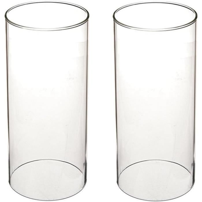 Nuptio Bougeoir en Verre Votif - Lot de 12 Bougeoirs Clairs pour