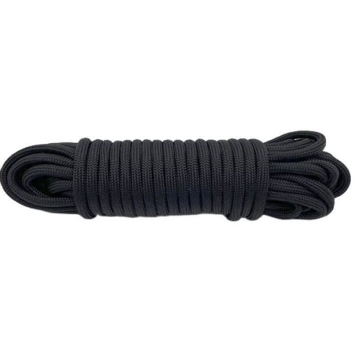 Corde De Fixation Polyester Tressé 6mm - Légère Et Résistante Pour Filets Camouflage