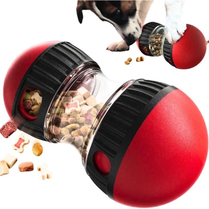 Distributeur De Nourriture Lent Et Jouet Puzzle Pour Chien - Jouet Interactif En Peluche - Pour Chiots Et Chiens De Taille Moyenne/grande