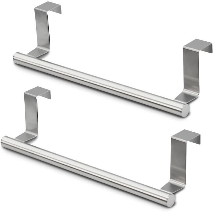 Porte-serviettes à suspendre blanc mat