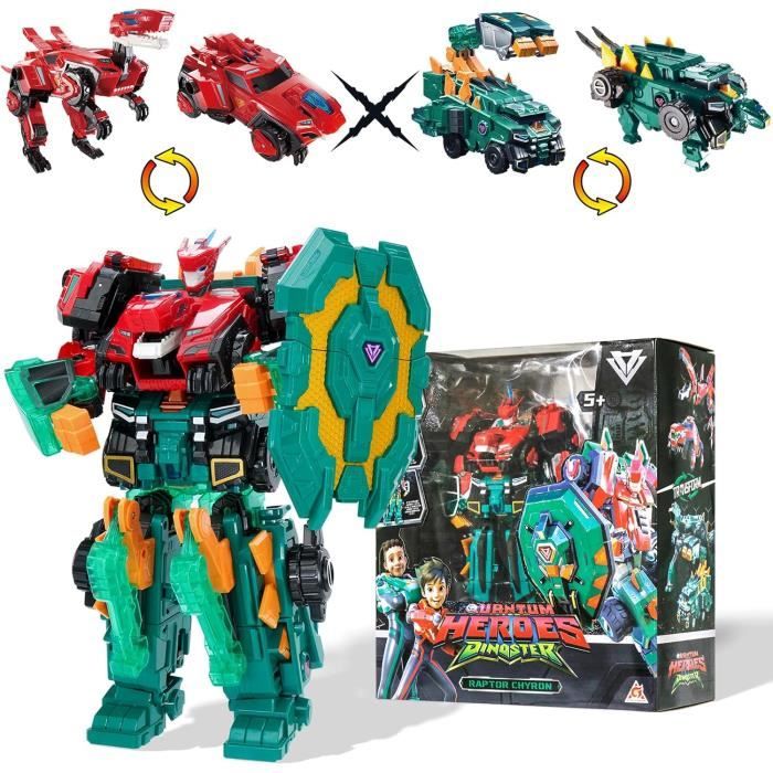 Robot transformateur - EU580803 - 3 modes (Chariot Dinosaure Robot) - 1102 pouces - Dès 5 ans