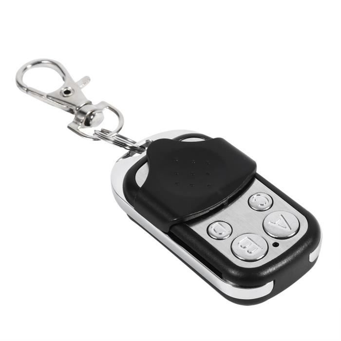 porte-clés de télécommande sans fil de clonage universel pour porte de porte de garage de voiture 433 mhz 4 pièces Porte-clés 