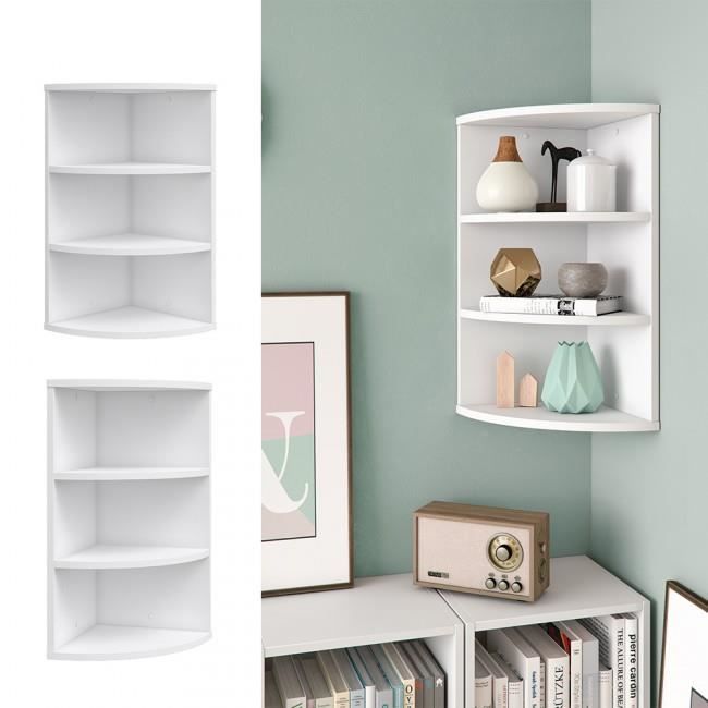 Etagere Murale D Angle 30x30 Noir