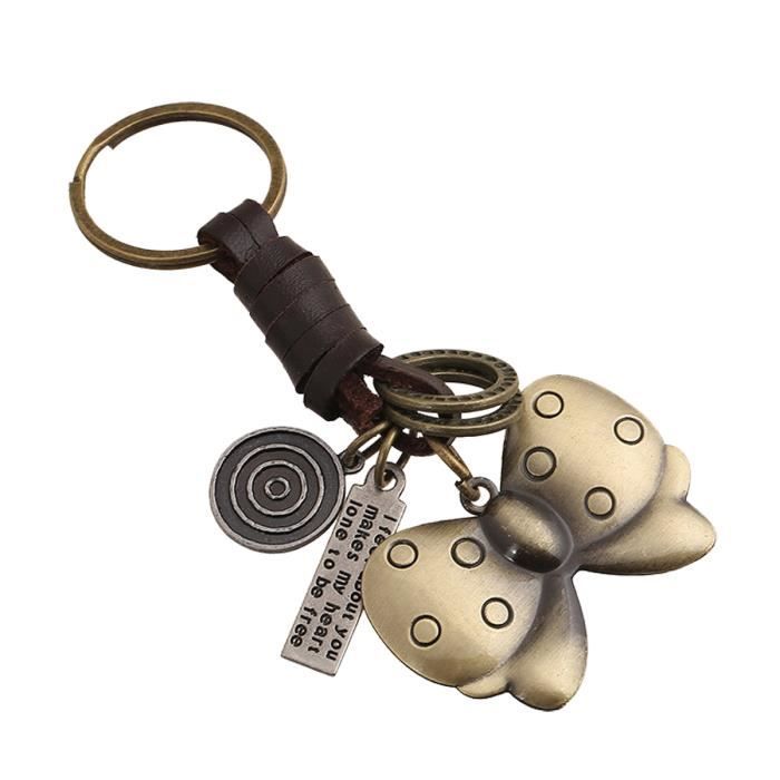 Porte-clés Chaîne Hip Hop Punk – Pendentif Métal Doré 40 Cm, Clip Solide, Cadeau Tendance Homme/femme