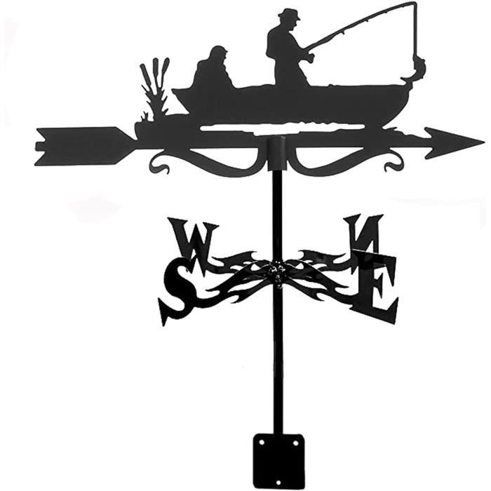 Eolienne De Jardin Girouette Coq En Métal Pour Toit Ou Jardin - Décorative Et Fonctionnelle - Indicateur De Eolienne De Jardin Girouette Coq En Métal Pour Toit Ou Jardin - Décorative Et Fonctionnelle - Indicateur De